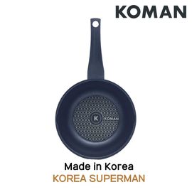 [KOMAN] 2 Piece Set : BlackWin Titanium Coated Frying Pan 26cm+Frying Pan 20cm-Nonstick Cookware 6-Layers Coationg Die Casting Frying Pan - Made in Korea
